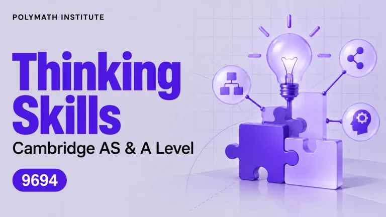 Thinking Skills 9694